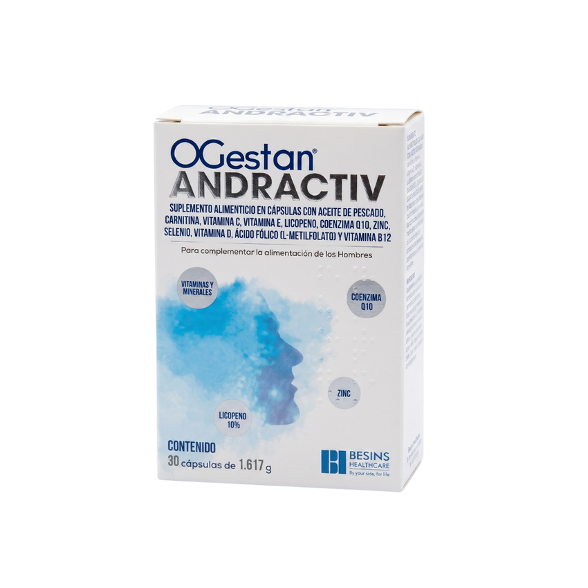 Ogestan Andractiv 30 cápsulas de 1.617 g