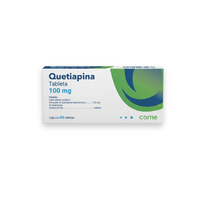 QUETIAPINA 25 MG CON 30 TABLETAS