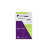 Mestinon 60 Mg Con 20 Tabletas