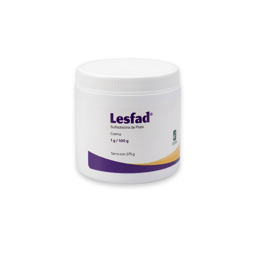 Lesfad 375g Sulfadiazina de Plata al 1%