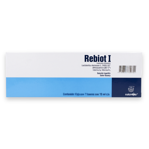 Rebiot I Solución Sabor Naranja Con 7 Frascos De 10 Ml 1 / 4